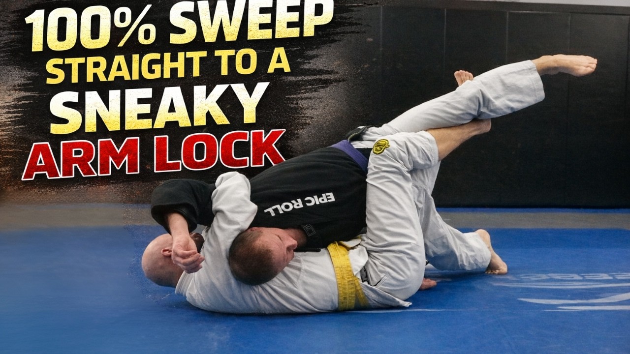 100% Sweep Straight To A Sneaky Arm Lock