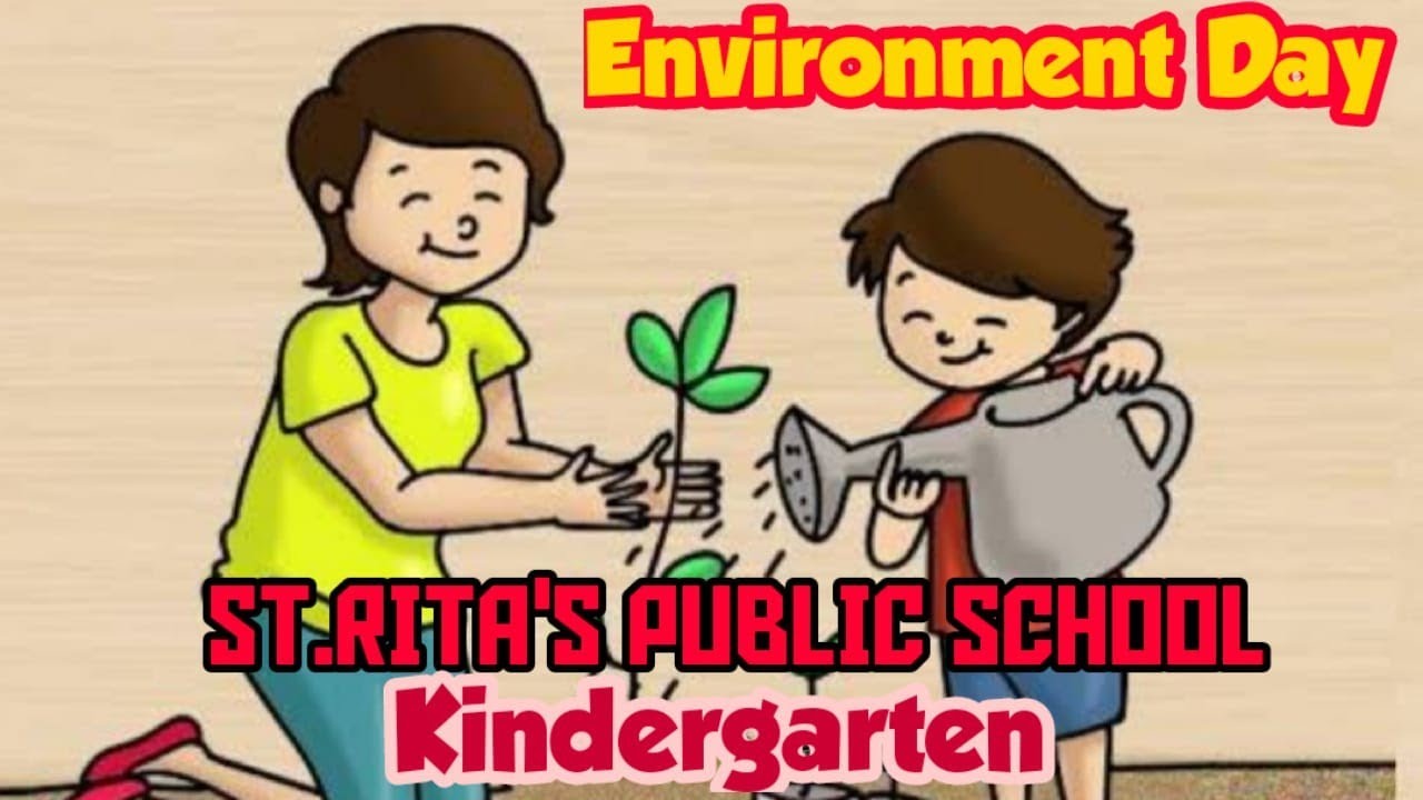 ST.RITA'S PUBLIC SCHOOL I KINDERGARTEN I ENVIORMENT DAY 2023-24