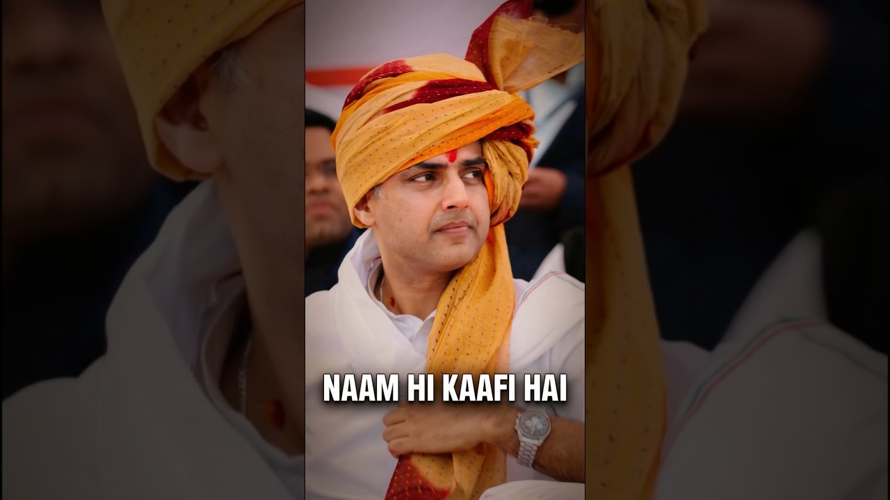 The name Sachin Pilot is enough. ❤️@S@SachinPilot