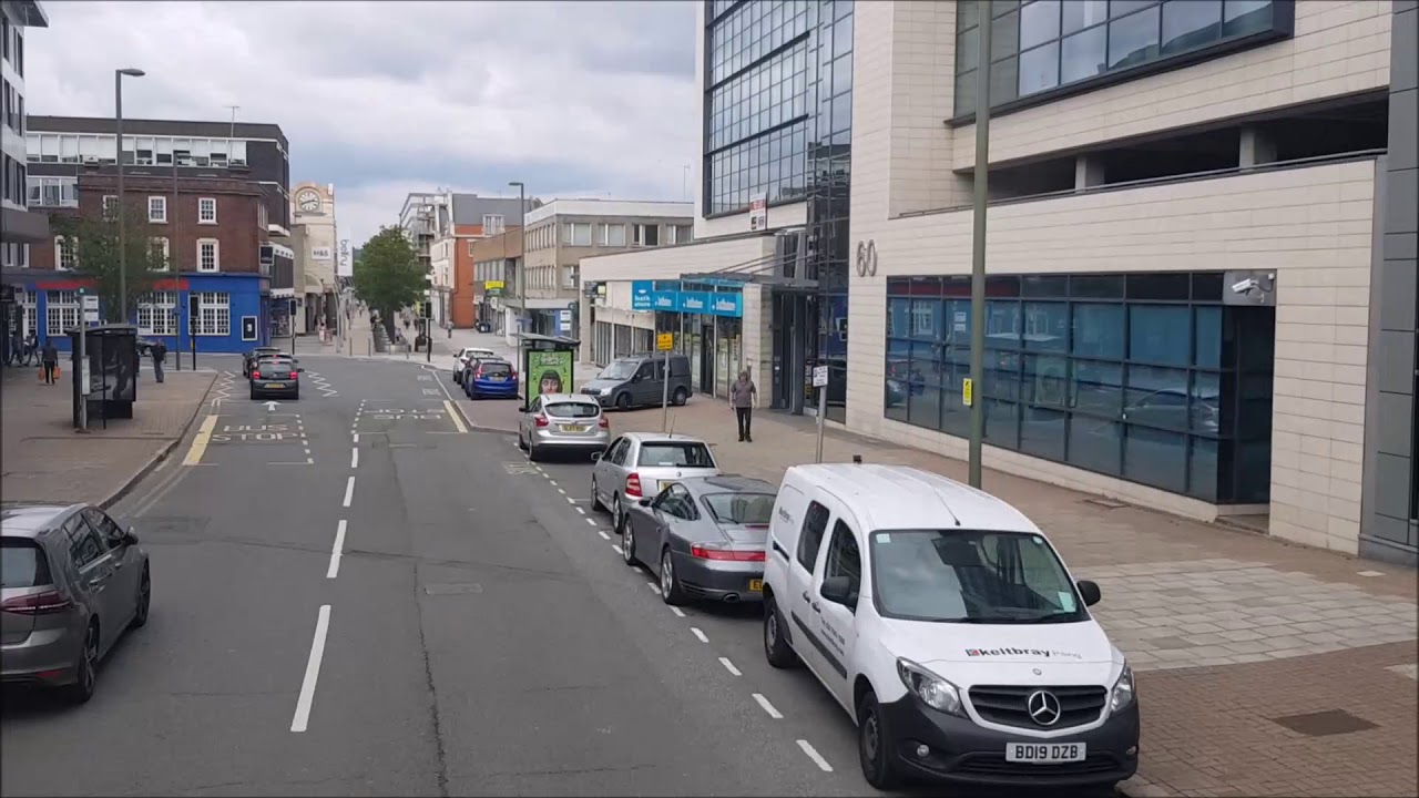 [Full Route Visual] Metrobus Route 420: Crawley Bus Station - Sutton, Bus Garage