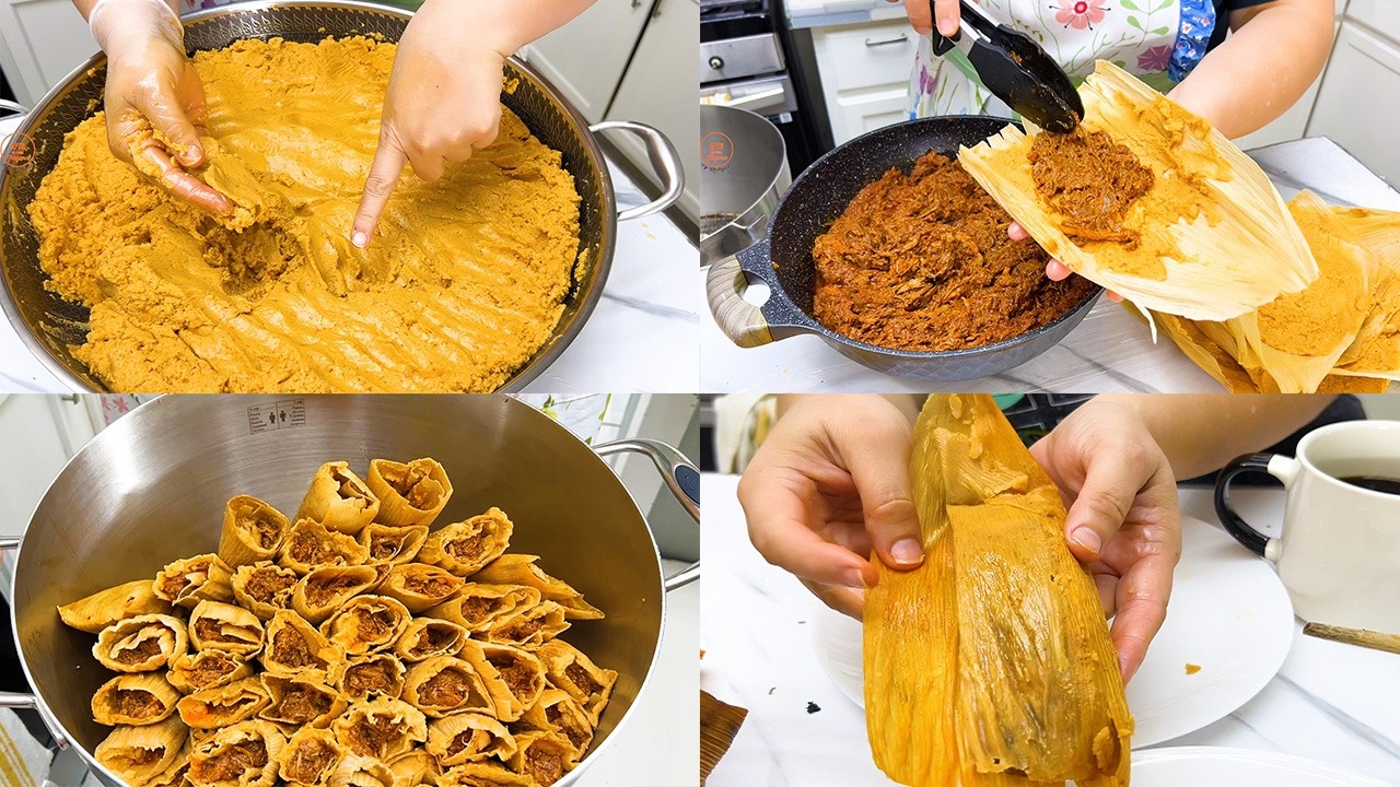 **TAMALES DE PUERCO** bien mexicanos💪