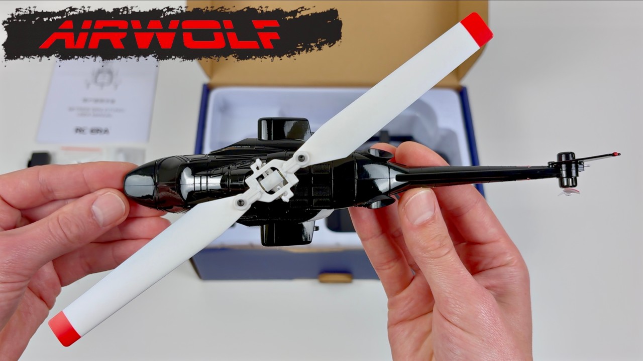 RC AirWolf Helicopter 🫡 | Unboxing & Maiden Flights | RC ERA A61