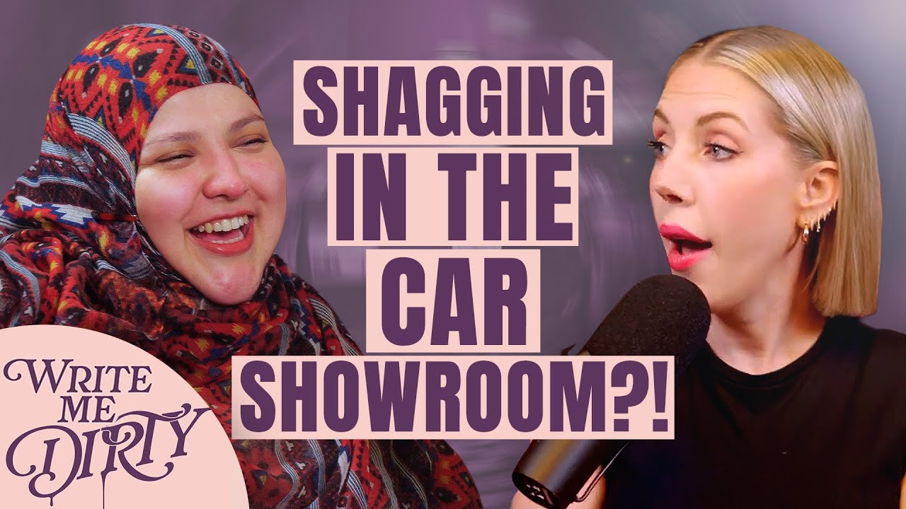 Stevie Martin and Fatiha El-Ghorri get FRISKY at a car showroom