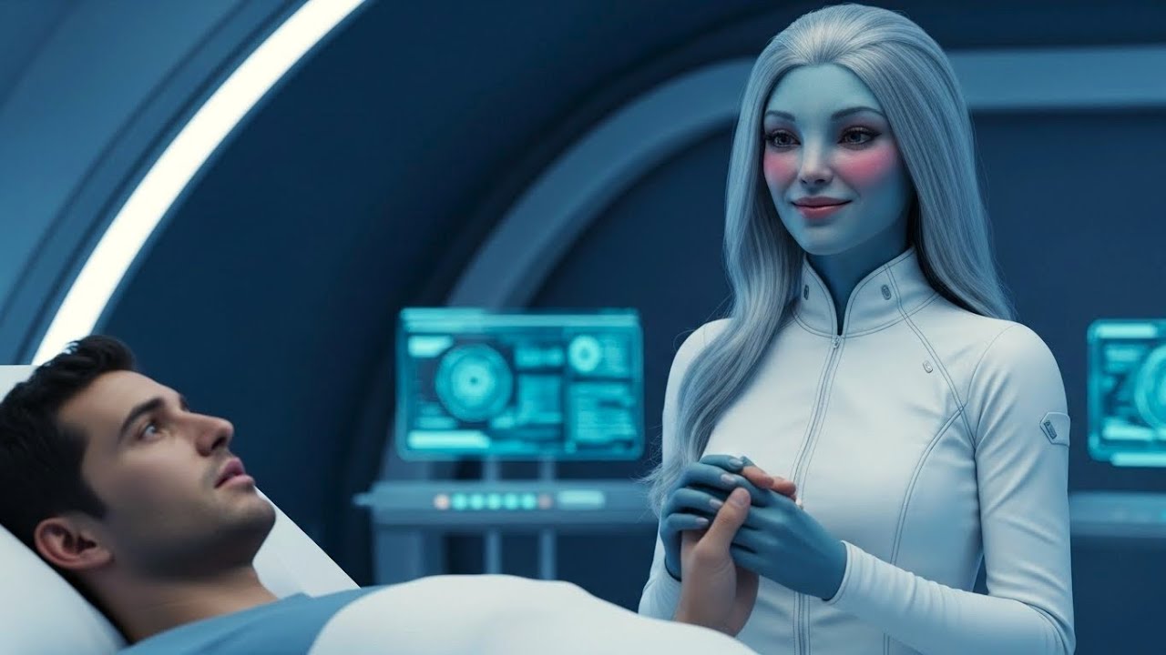 I Woke Up Next to an Alien Nurse — She Blushed, Chuckled, and Said, “You Never Let Go of My Hand”|