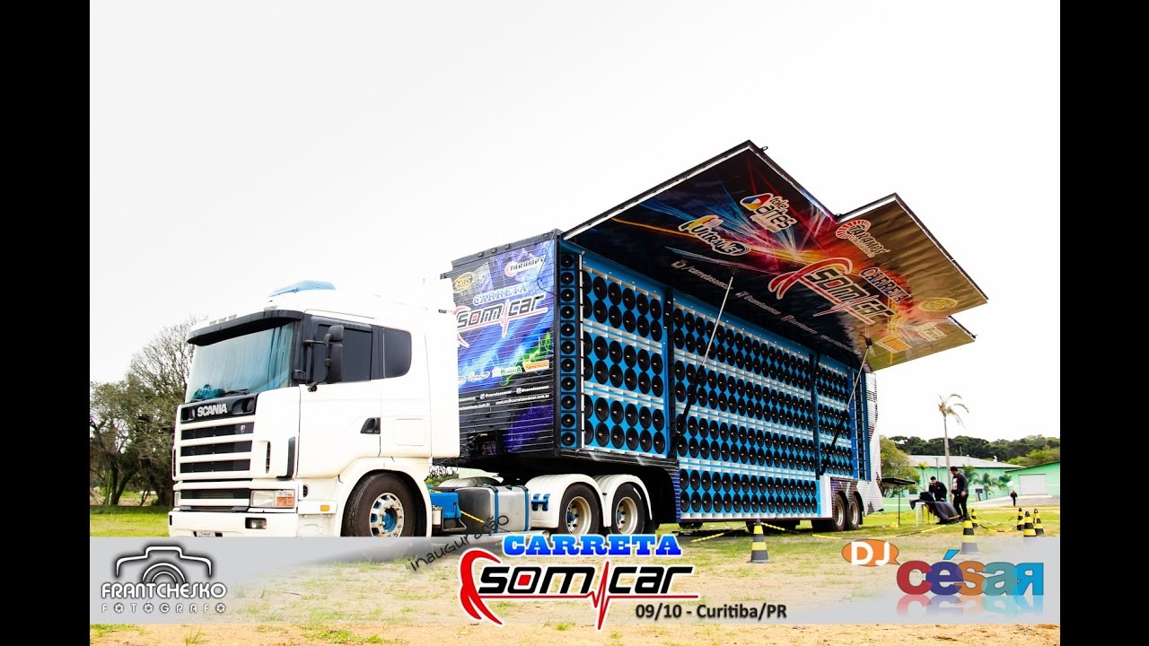 Carreta SomCar - Inauguração - Curitiba-PR 09/08/2016 - DJ César