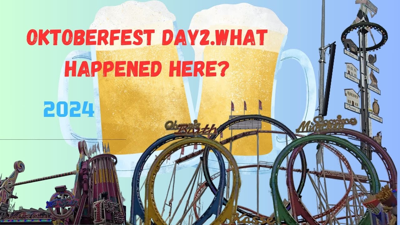 Oktoberfest day2.What happened here?| attractions | top view  #oktoberfest #oktoberfest2024 #reels