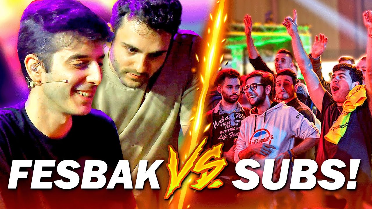 FESBAK juega 1vs1 contra SUBS en LA VIDA REAL! 😱 en APEX LEGENDS