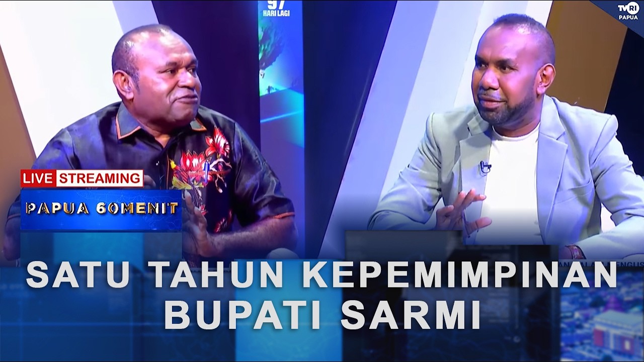 SATU TAHUN KEPEMIMPINAN BUPATI SARMI [PAPUA 60 MENIT]