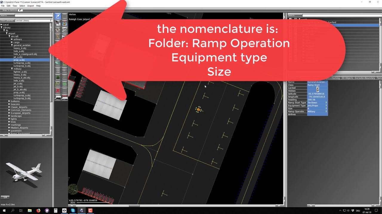 #13 - Placing rampstarts (static aircraft)