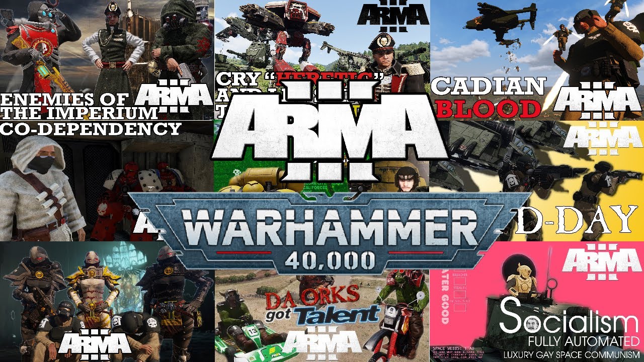 Fusterclucks in ArmA 3: Warhammer 40k