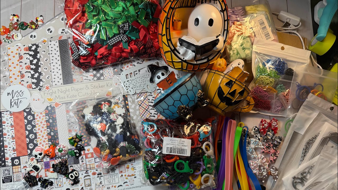 MUST SEE Amazon Crafty Haul!  Fun crafty supplies, Halloween finds and more!!