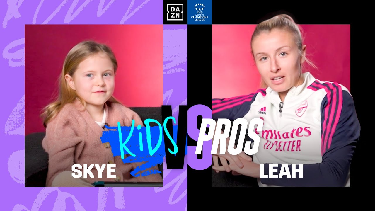 Kids vs. Pros: Leah Williamson Gets Grilled By Skye 😂