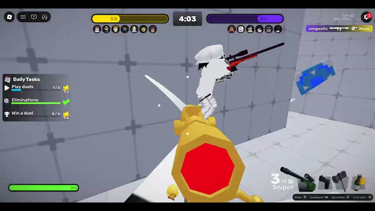 robloxs rivels on a team dehth mathch