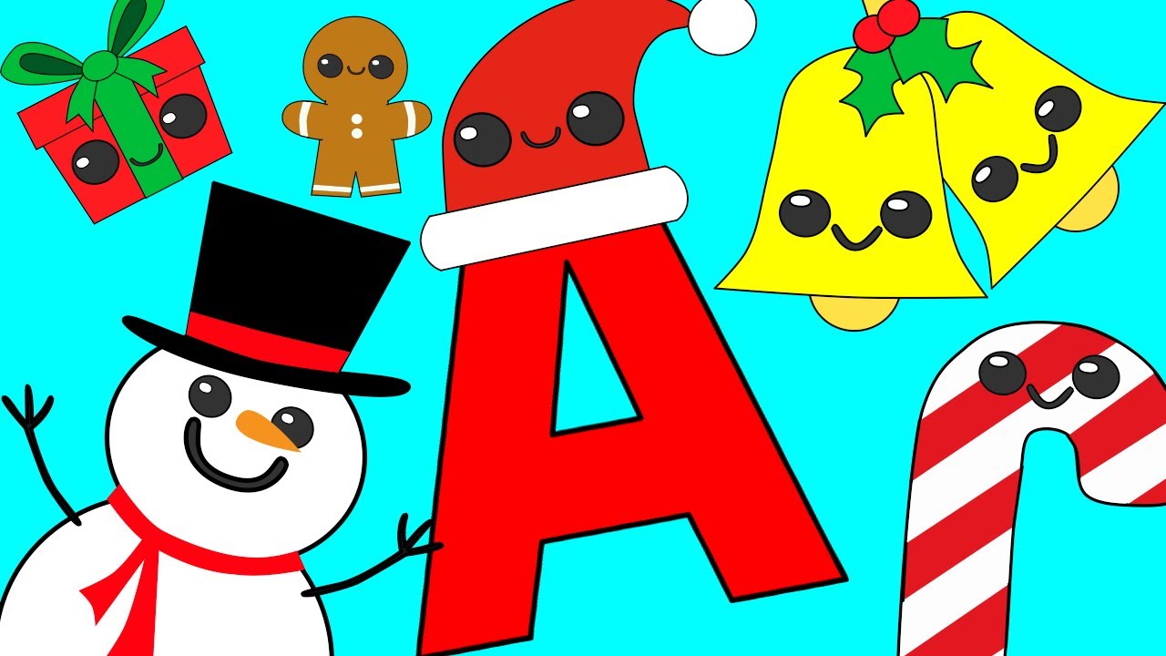 Las vocales en navidad - Vocales para niños