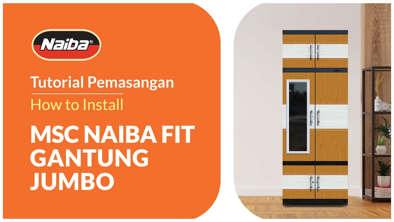 Tutorial Pemasangan Naiba Fit Gantung Jumbo - Naiba Houseware