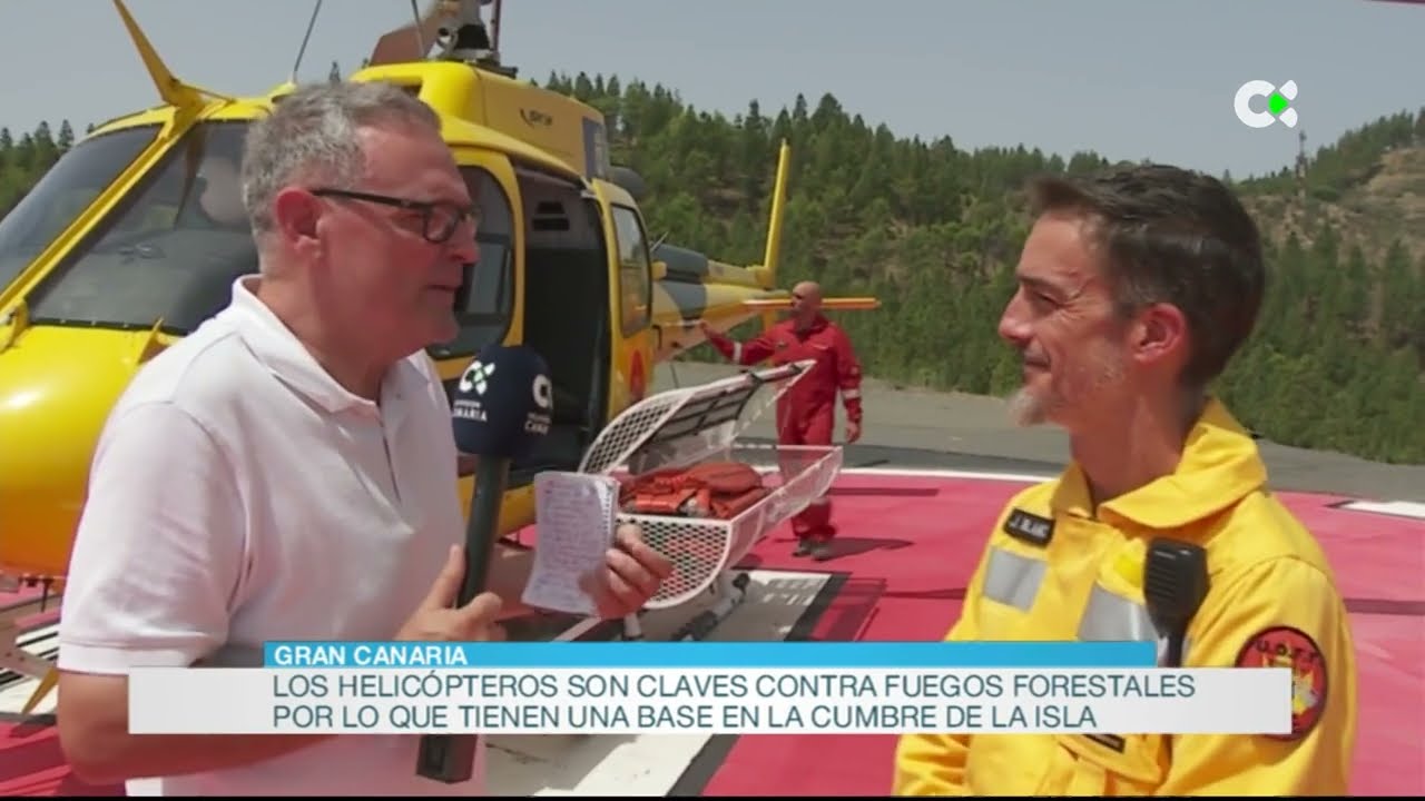 Helicópteros contra el fuego