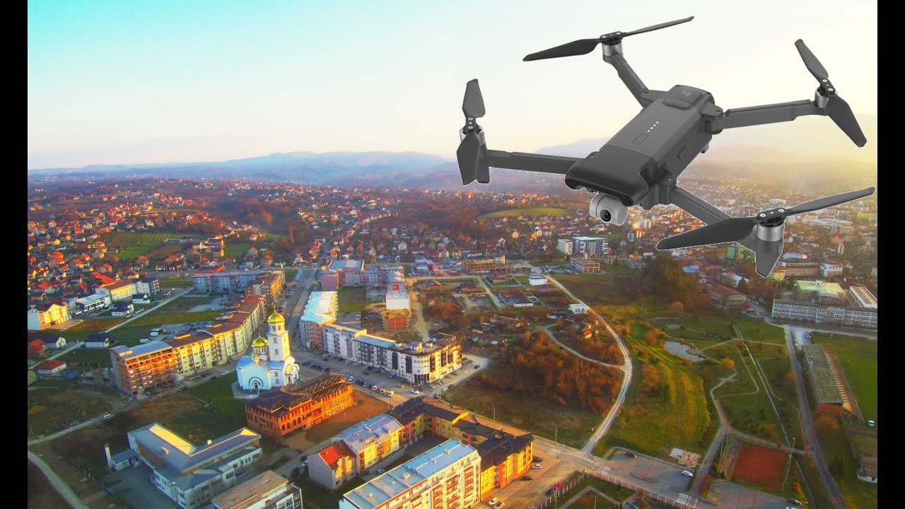 Pogled na Loznicu iz VAZDUHA (DRON) 04.03.2021