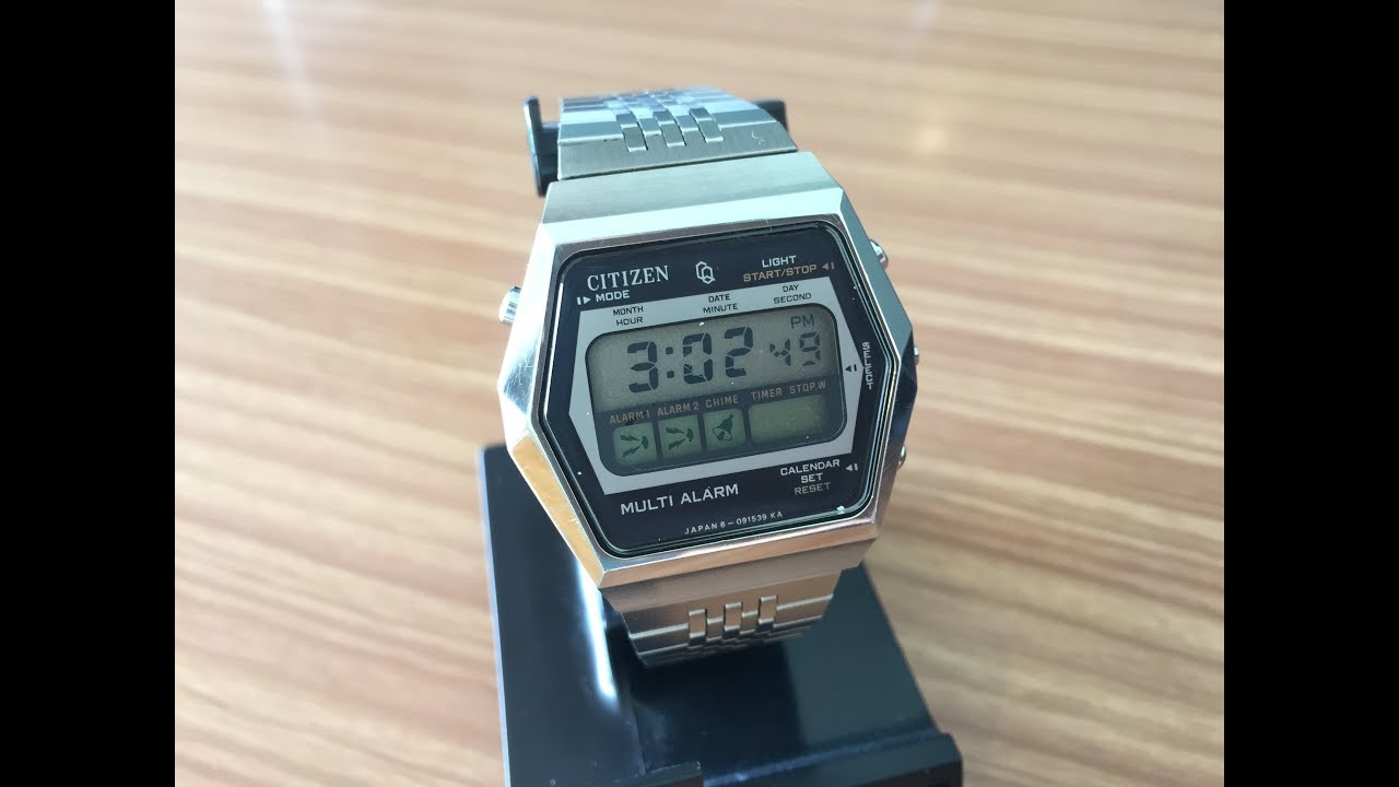 ENGLISH - CITIZEN MULTI ALARM LCD 1979 - Mod. 40-1170 9-098021K