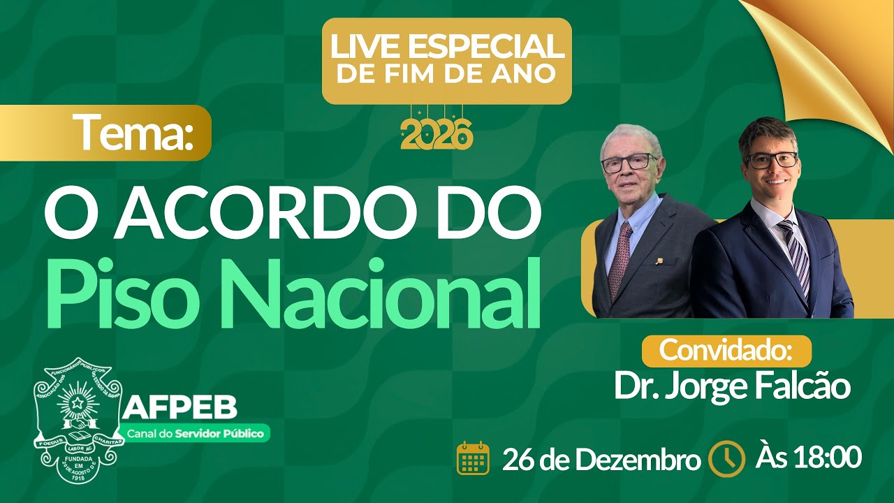 LIVE ESPECIAL DE FIM DE ANO - O ACORDO DO PISO