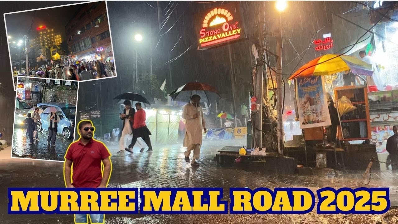 Murree Mall Road Beautiful View after Rain | Vlog 2025
