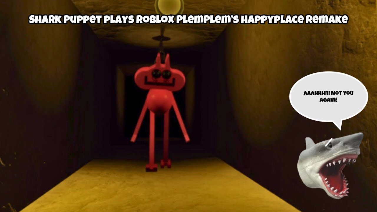 SB Movie: Shark Puppet играет в Happyplace Remake от Roblox PlemPlem!