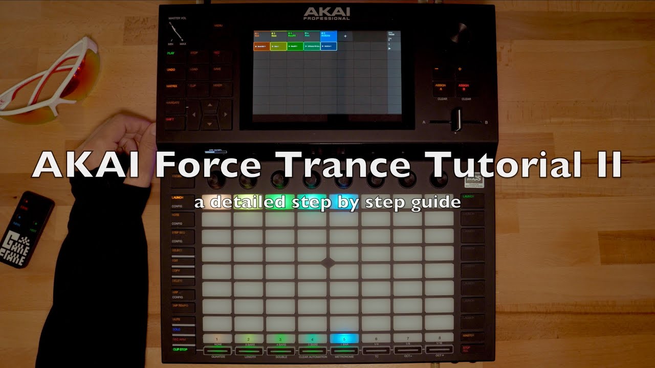 AKAI Force Trance Tutorial II (a detailed step by step guide) 4K