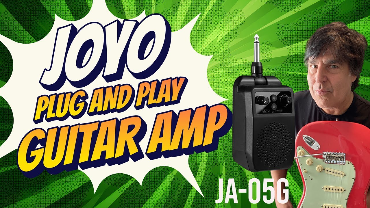 Joyo JA-05G Plug & Play Electric Guitar Amp  - Ultimate Portable Practice Solution for Guitarists