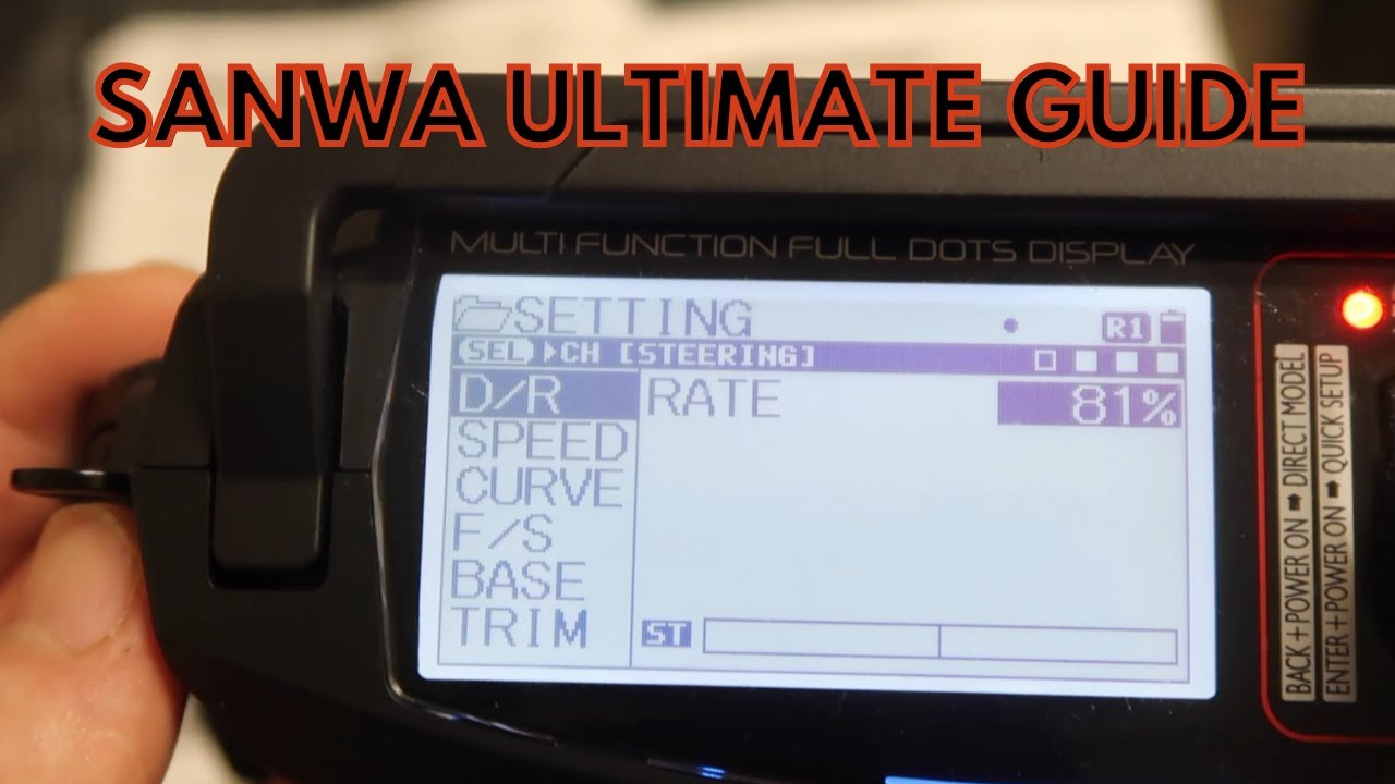 Sanwa Setup for 2023 RC Racing - MT5 MT44 M12 M17