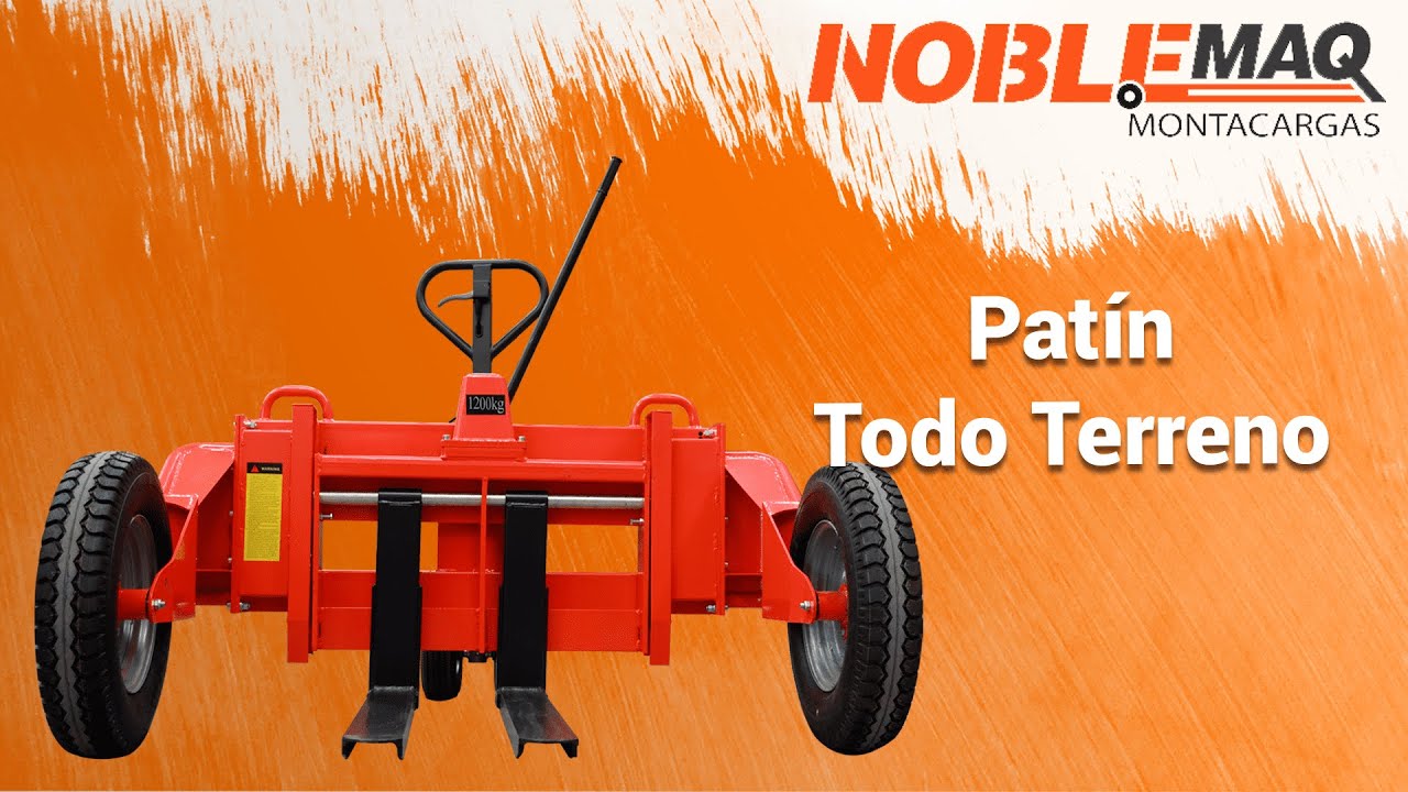 🚨 Patin Hidraulico Industrial TODO TERRENO | Noblemaq
