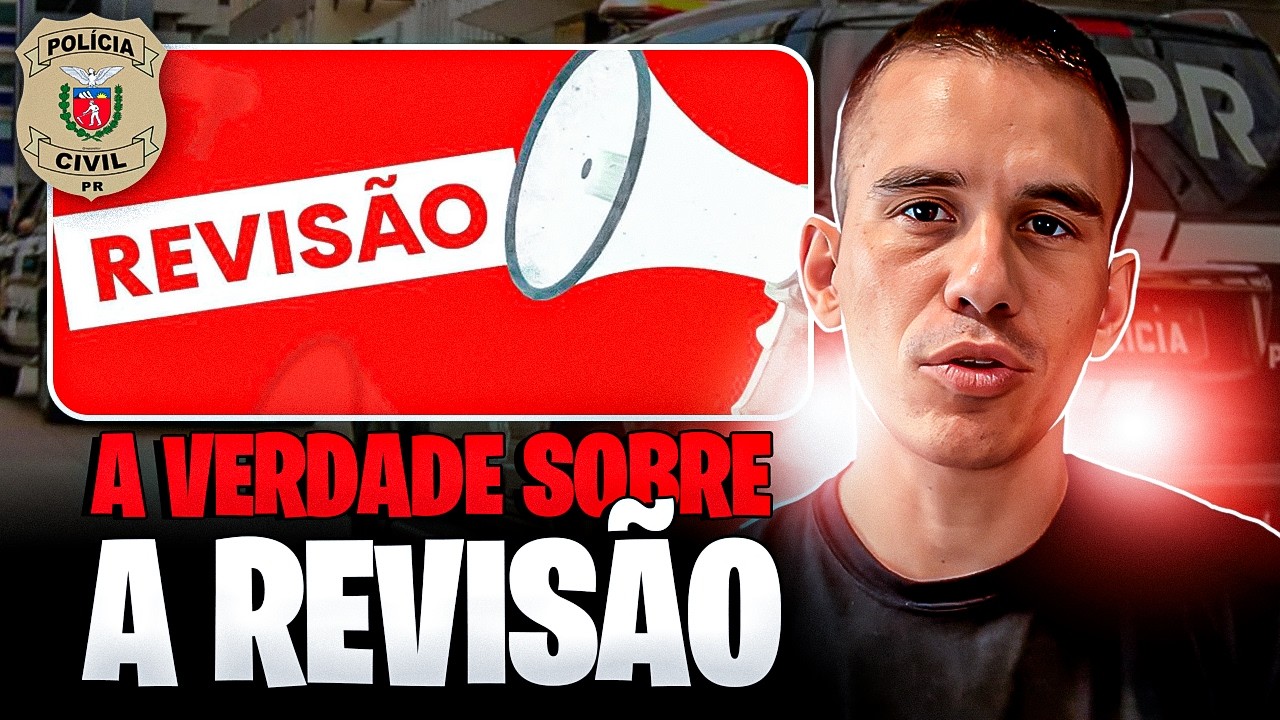 MENTIRAM pra você sobre a revisão pra PCPR 2026
