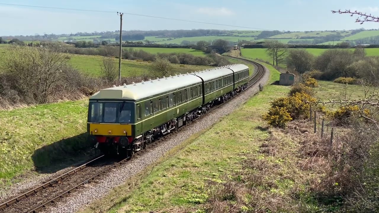 The Swanage to Wareham Class 117 DMU service Train