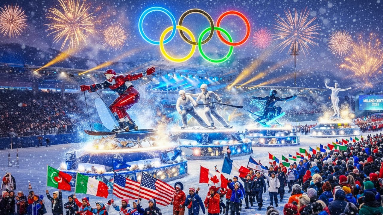 Winter Olympics 2026 Opening Ceremony Parade ❄️ | FULL EVENT (4K) | Ice Floats + Crowd Roars