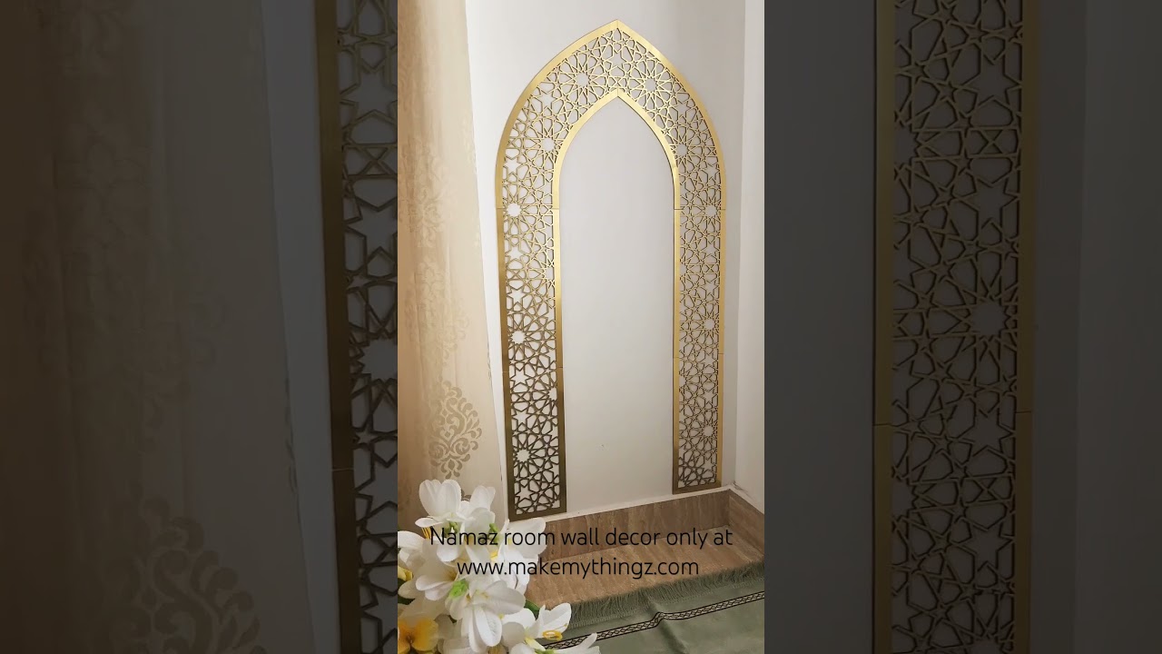 Stunning namaz room decor. All India delivery #namaz #newhome #walldecor