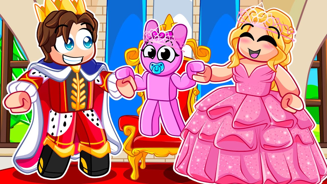 Fui ADOTADA por uma FAMÍLIA REAL RICA no Roblox