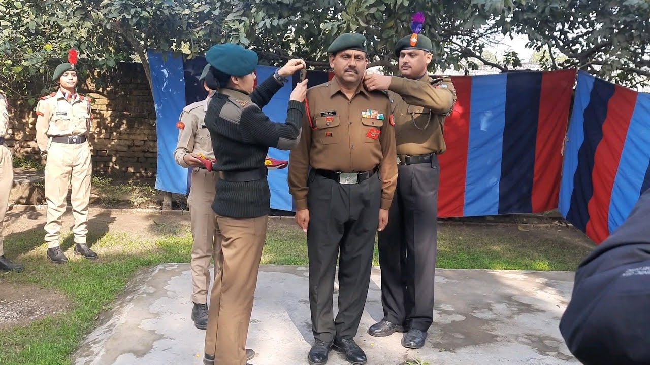 Honorary Captain Rank Ceromony of Subedar Major | 26 UP Girls Bn NCC Unit Saharanpur