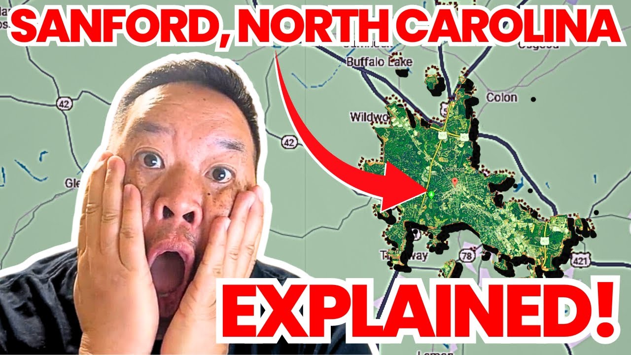 North Carolina's HIDDEN GEM 💎 SANFORD NC COMPLETE Map Tour 2024! 🤯 (Watch Before You Move)