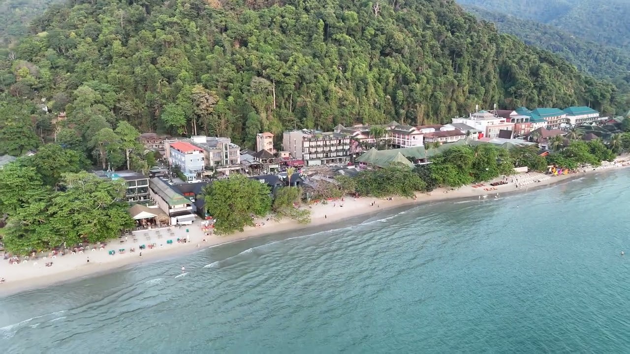 DJI 20260125120548 0002 D White Sand Beach View from Sea Thailand Koh Chang
