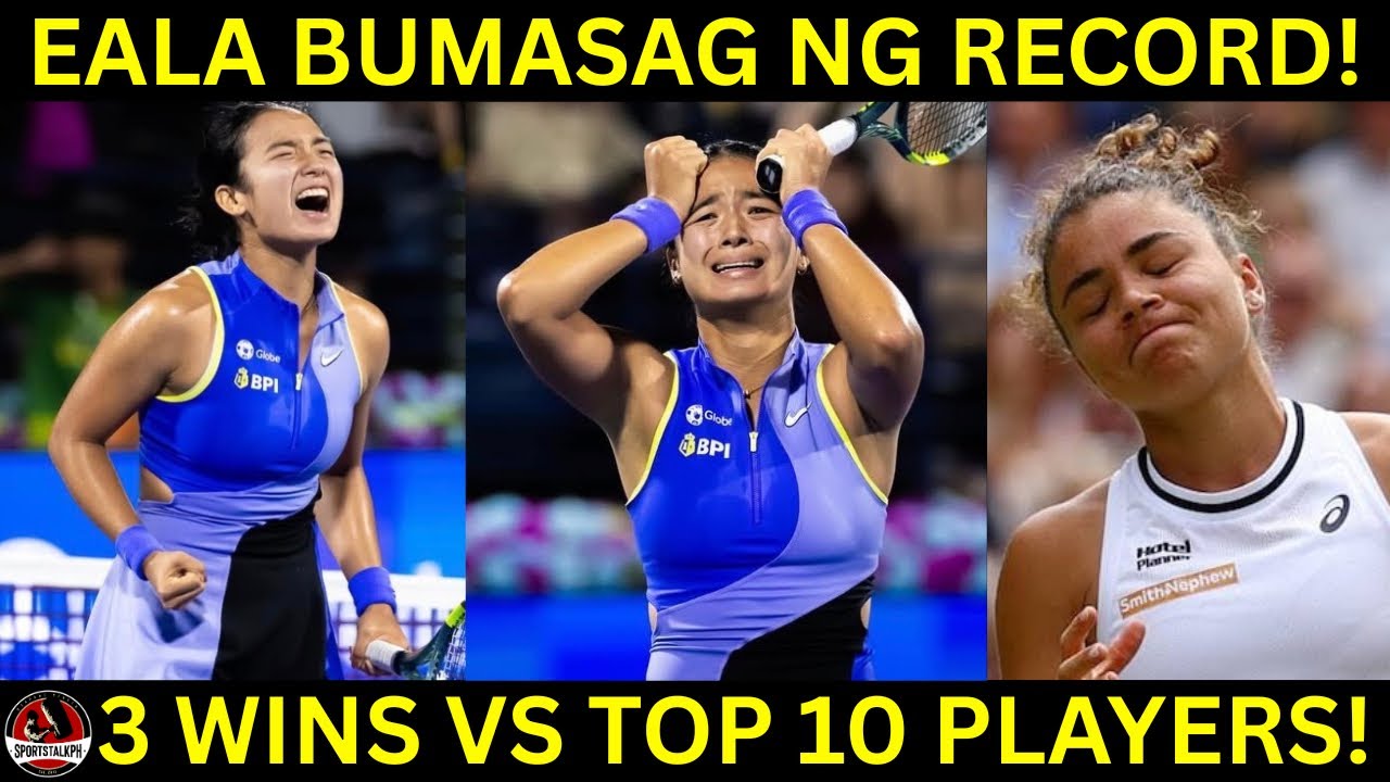 Alex Eala BUMASAG ng World Record matapos TALUNIN ang World No. 8 na si Jasmine Paolini