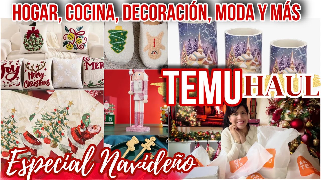 🎄✨ TEMU HAUL DE NAVIDAD | DECORACIÓN DE NAVIDAD 2023 | TEMU MÉXICO