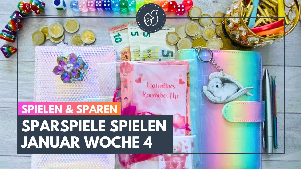 Sparspiele spielen JANUAR WOCHE 4 ❄️ Kleines Budget #budgeting #sparspiele #sparen #umschlagmethode