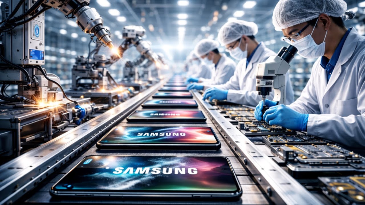 “How Samsung Smartphones Are Made – From Factory to Packaging”
