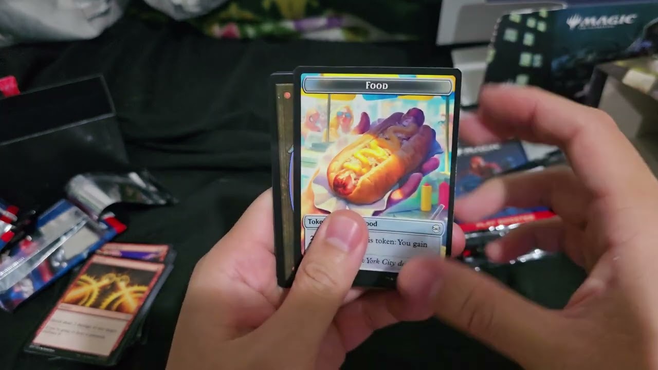 Spiderman Magic the Gathering Bundle opening