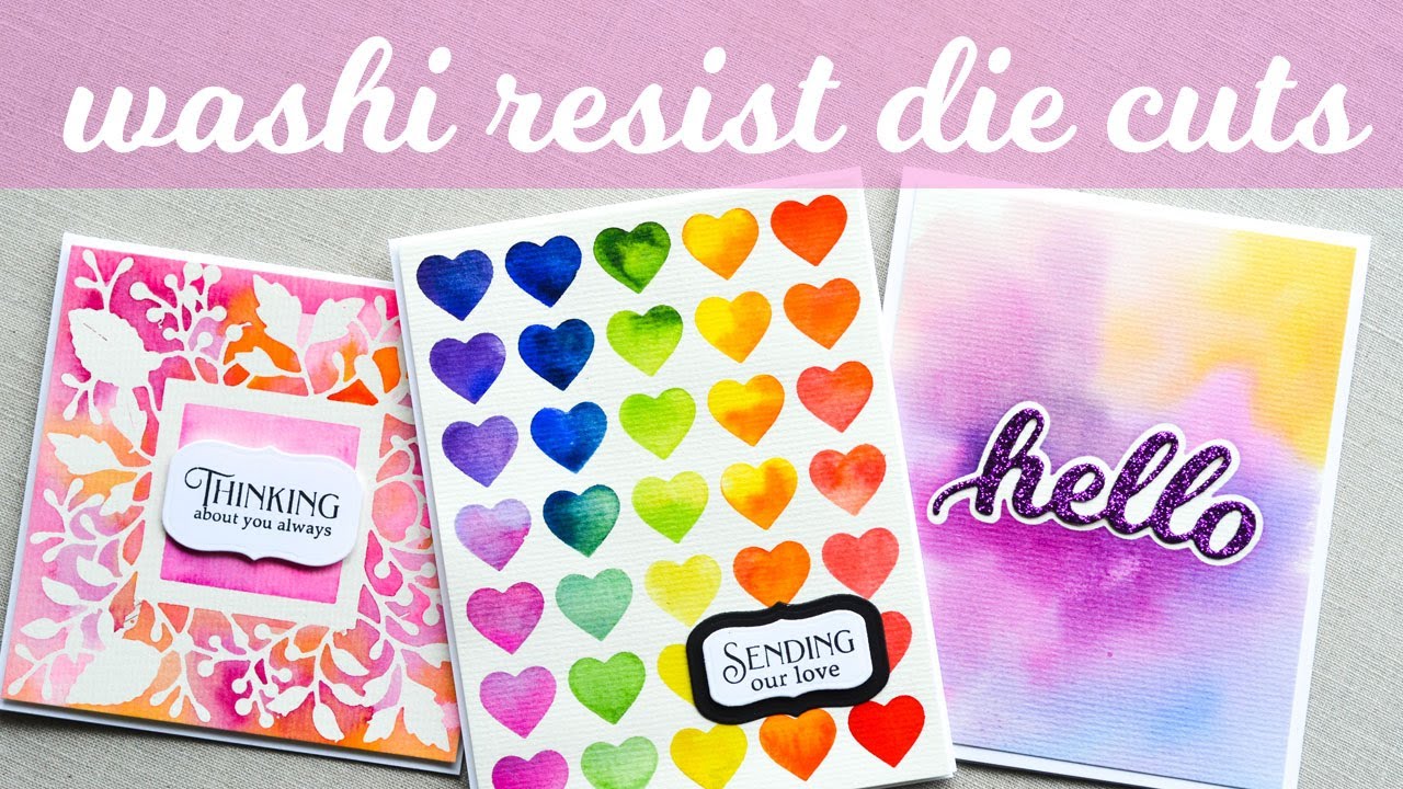 Washi Tape Resist