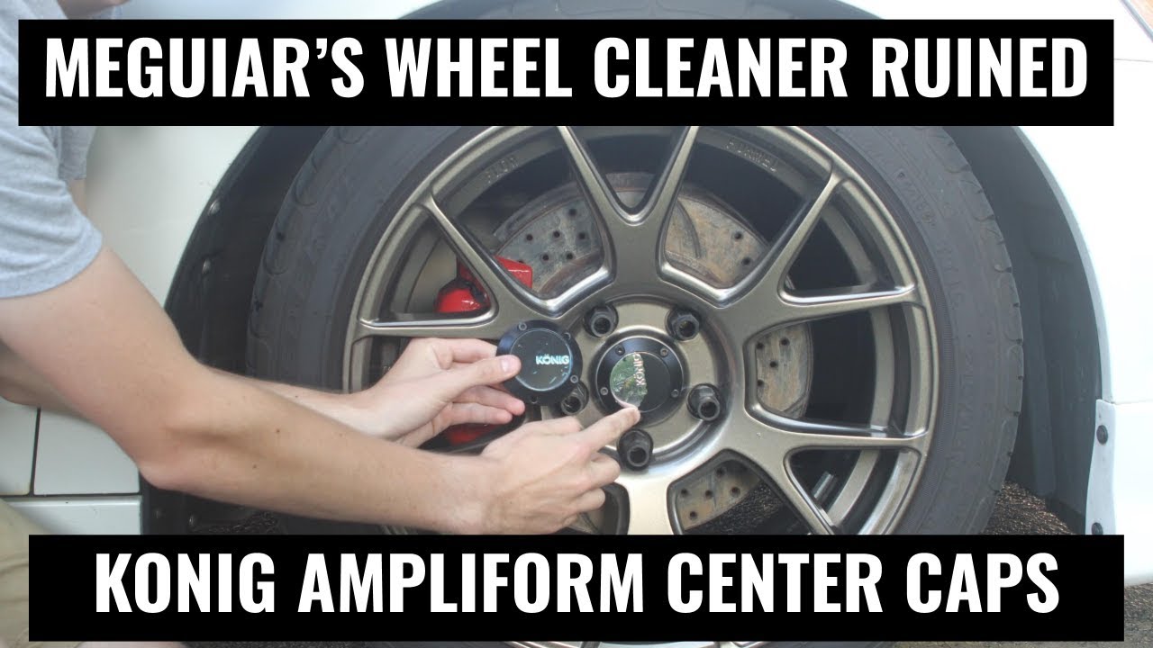 Konig Ampliform Wheels on an RSX - Replacing Damaged Center Caps
