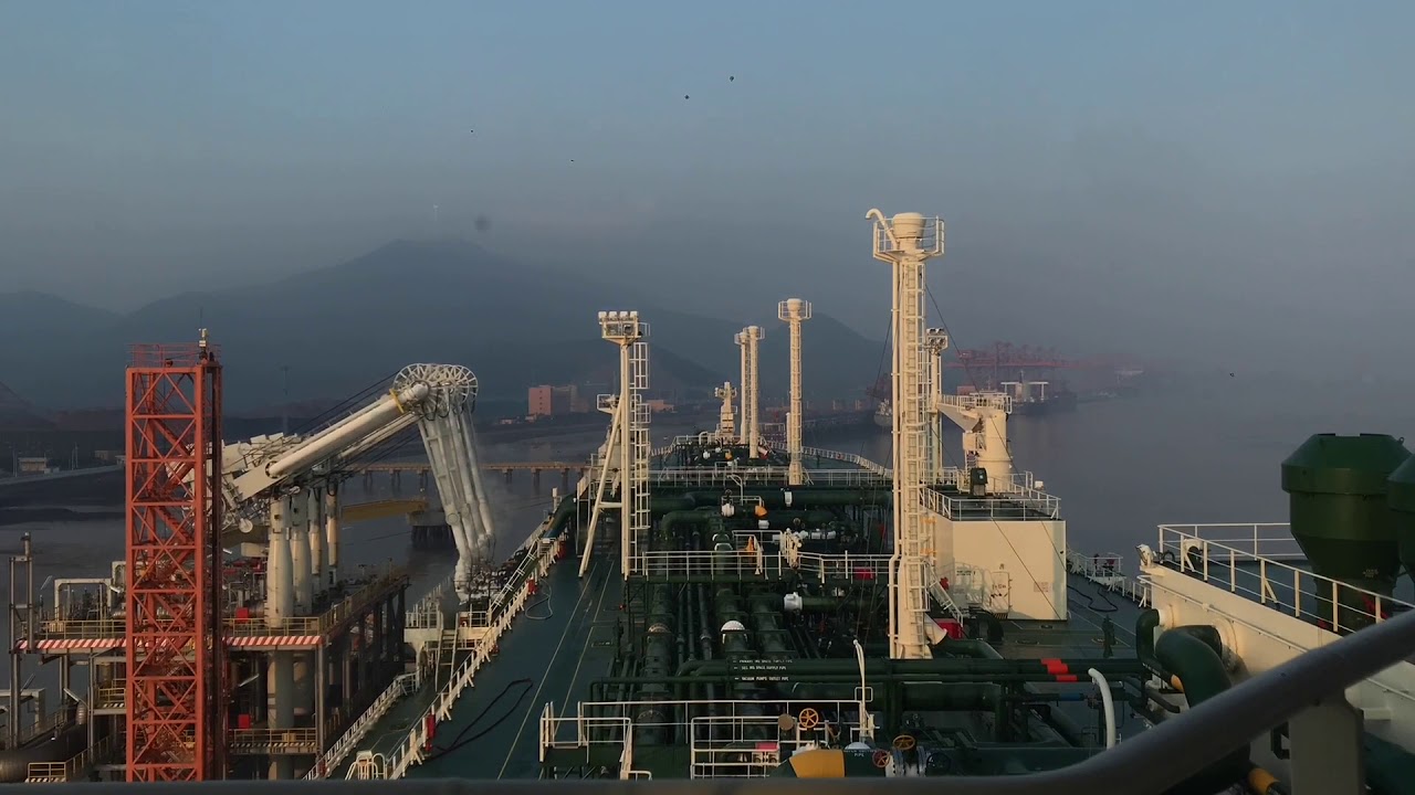 MARAN GAS OLYMPIAS - LNG Carrier in China Sea.