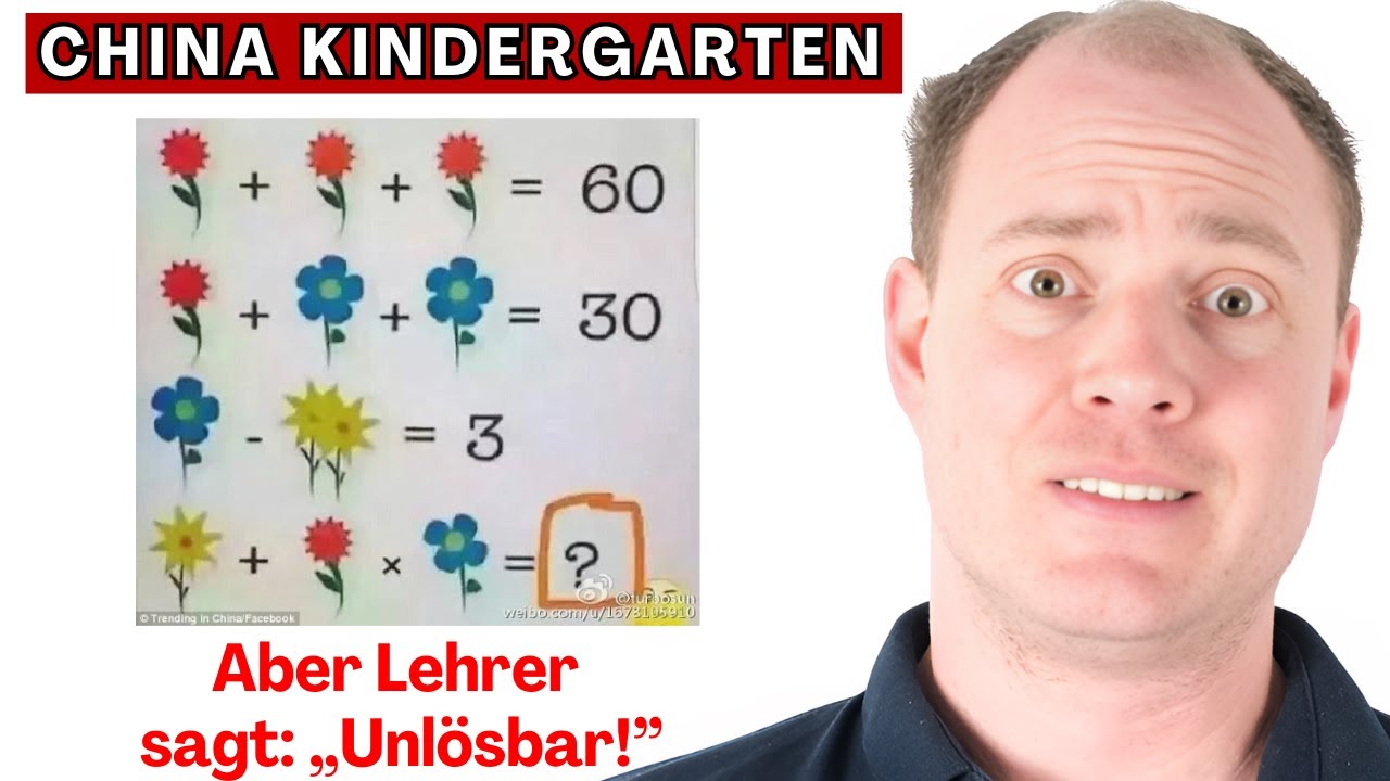Lehrer scheitert an Kindergarten-Aufgabe. DU auch?