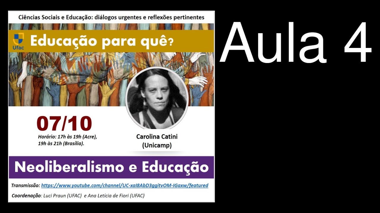 Educação para quê? AULA 4: Neoliberalismo e Educação