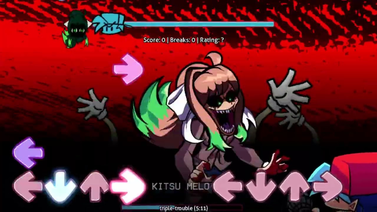 Festival Consoku Remix | Triple Trouble Consoku Remix But Dokis.exe Sings it | FNF COVER