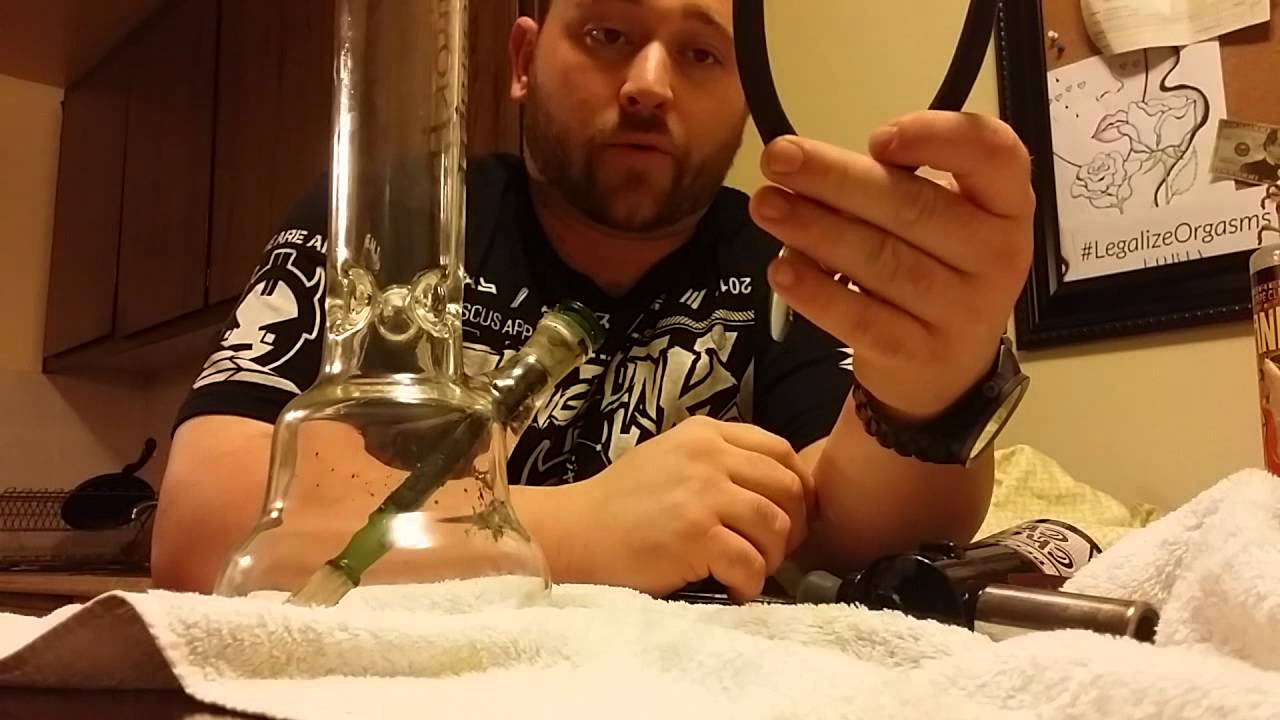 How to clean stuck downstem