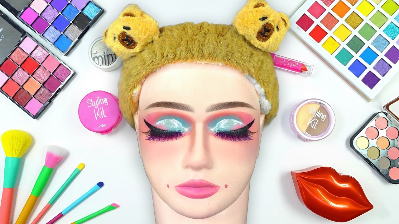 ASMR Mannequin Makeup Makeover 💙❄️
